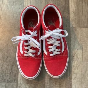 Red Old Skool vans
